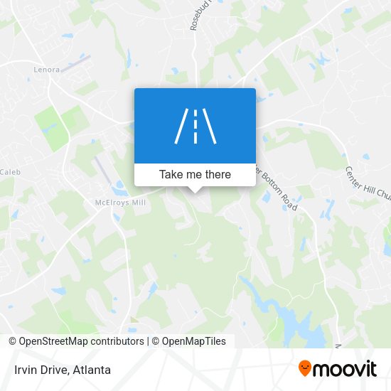 Mapa de Irvin Drive