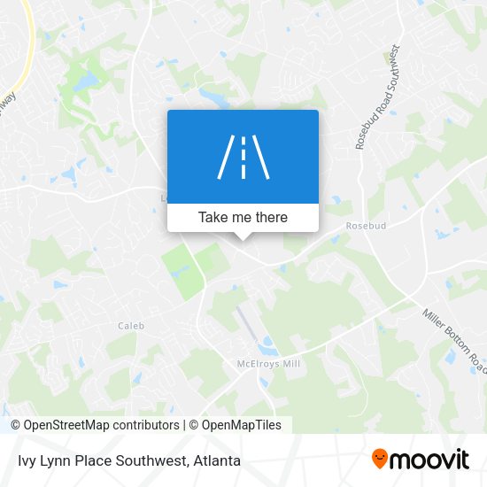 Mapa de Ivy Lynn Place Southwest