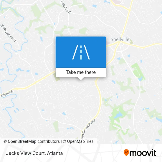 Jacks View Court map