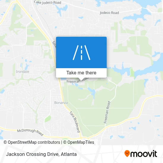Jackson Crossing Drive map