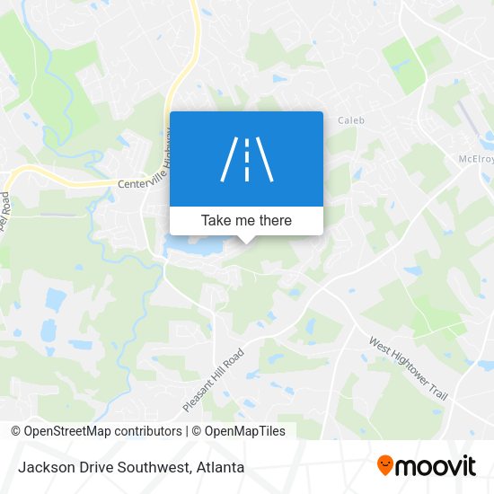 Mapa de Jackson Drive Southwest