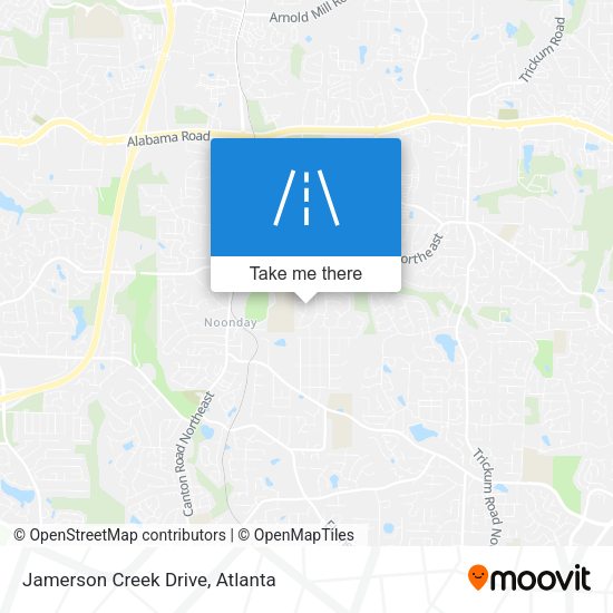 Mapa de Jamerson Creek Drive