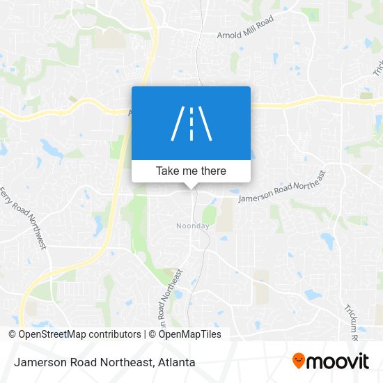 Jamerson Road Northeast map