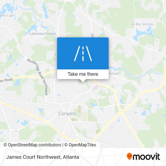 Mapa de James Court Northwest