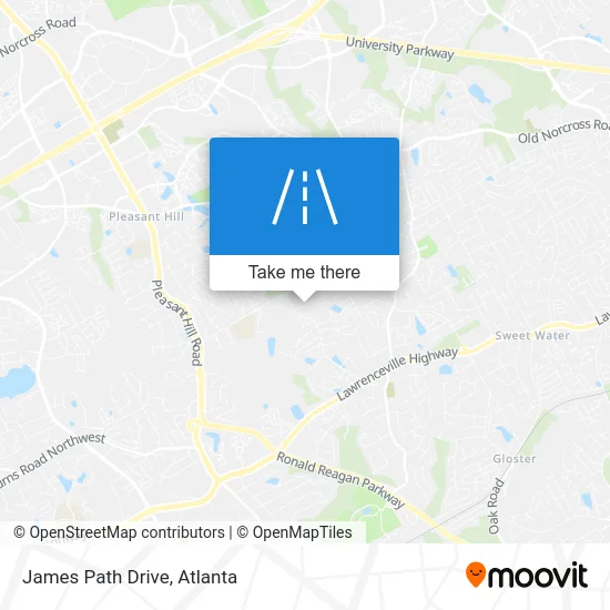 James Path Drive map