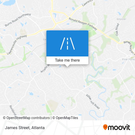 Mapa de James Street