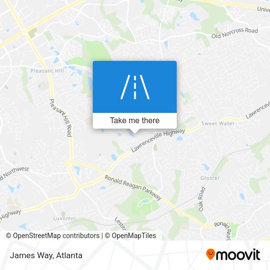 Mapa de James Way