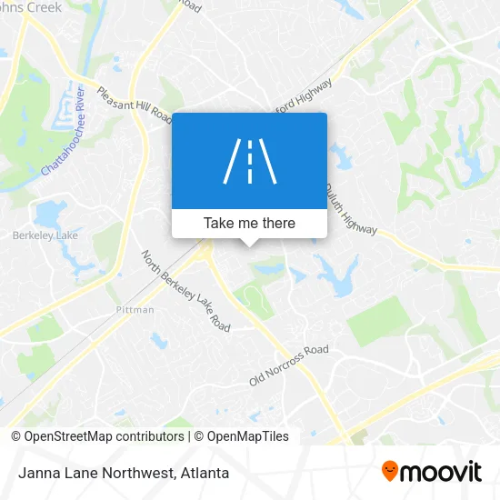 Janna Lane Northwest map