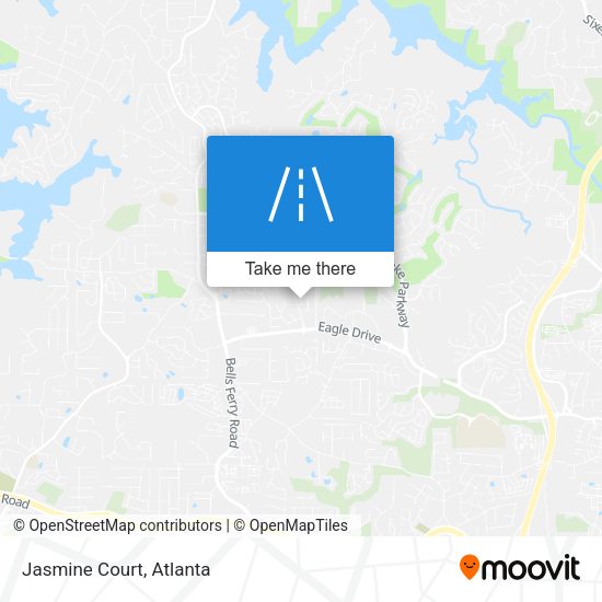 Mapa de Jasmine Court