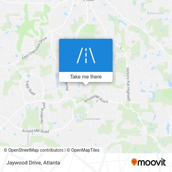 Mapa de Jaywood Drive