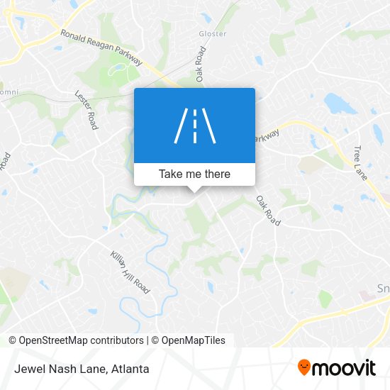 Mapa de Jewel Nash Lane