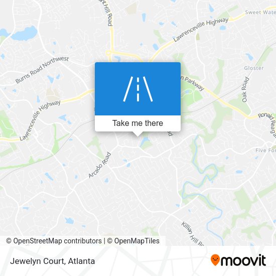 Mapa de Jewelyn Court