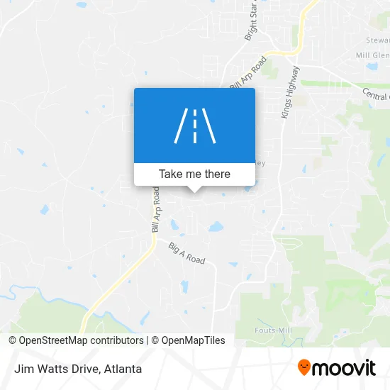 Jim Watts Drive map