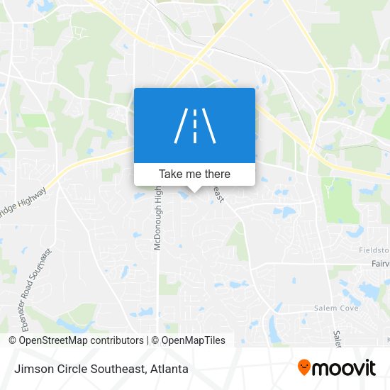 Mapa de Jimson Circle Southeast