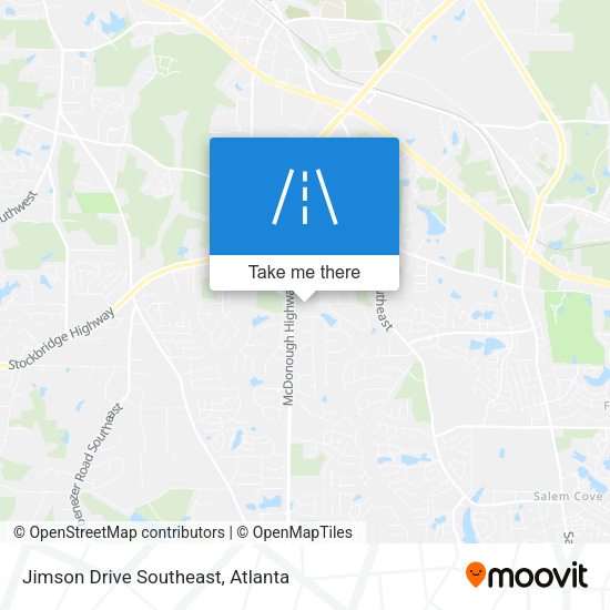 Mapa de Jimson Drive Southeast