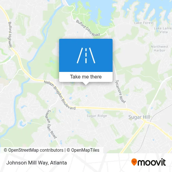 Johnson Mill Way map