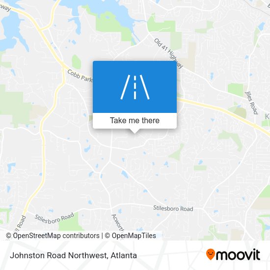 Johnston Road Northwest map