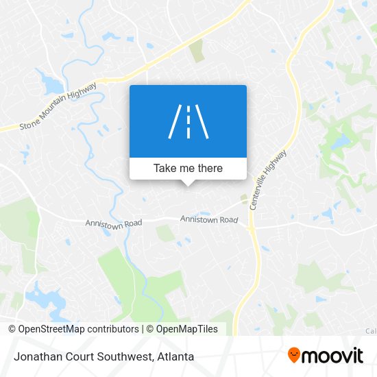 Mapa de Jonathan Court Southwest