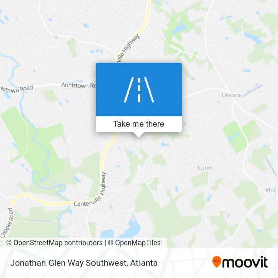Jonathan Glen Way Southwest map