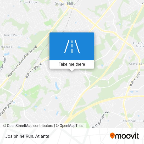 Mapa de Josiphine Run