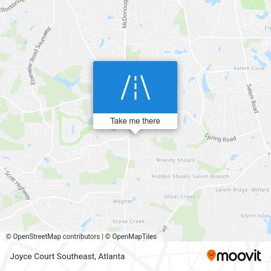 Mapa de Joyce Court Southeast