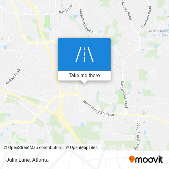 Julie Lane map
