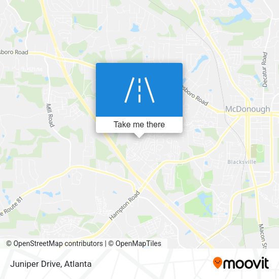 Mapa de Juniper Drive