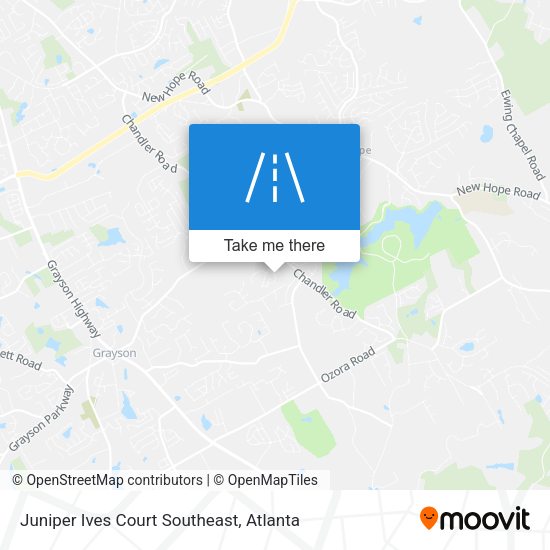 Mapa de Juniper Ives Court Southeast