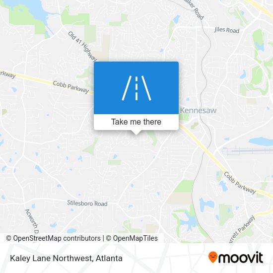 Kaley Lane Northwest map