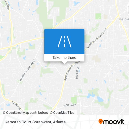 Mapa de Karastan Court Southwest