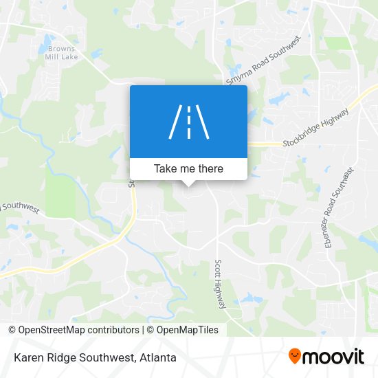 Mapa de Karen Ridge Southwest