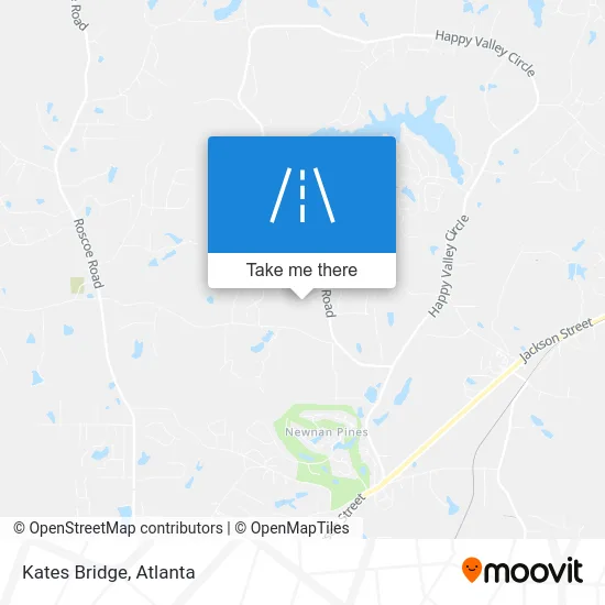 Kates Bridge map