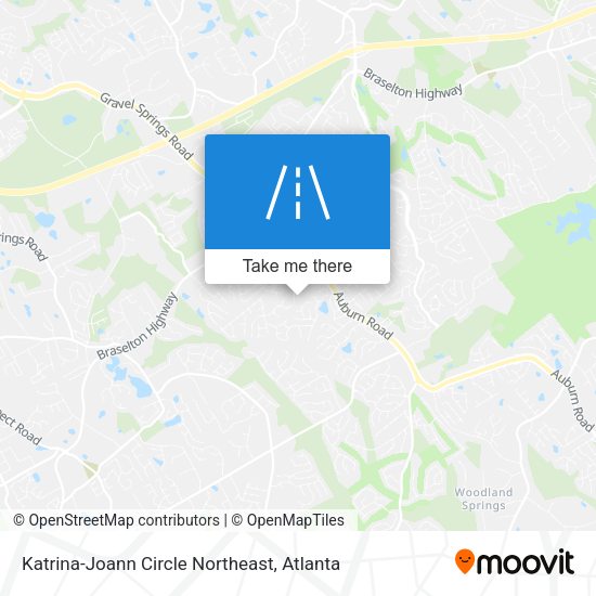 Mapa de Katrina-Joann Circle Northeast