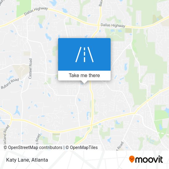 Mapa de Katy Lane