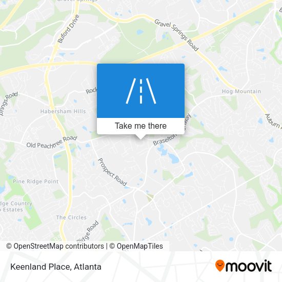 Keenland Place map