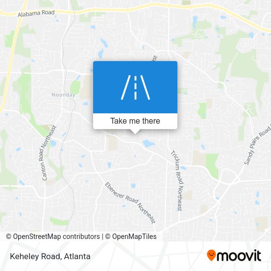 Mapa de Keheley Road
