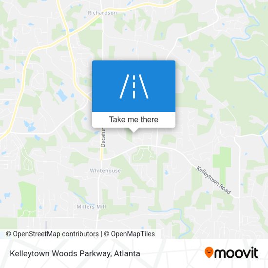 Kelleytown Woods Parkway map