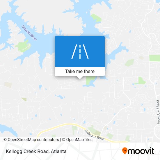 Mapa de Kellogg Creek Road