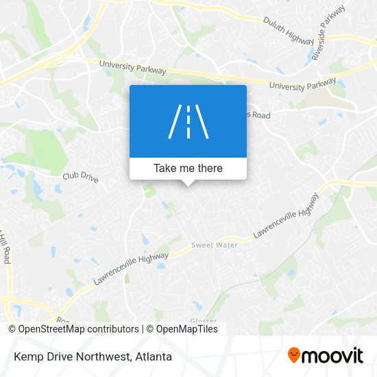 Mapa de Kemp Drive Northwest