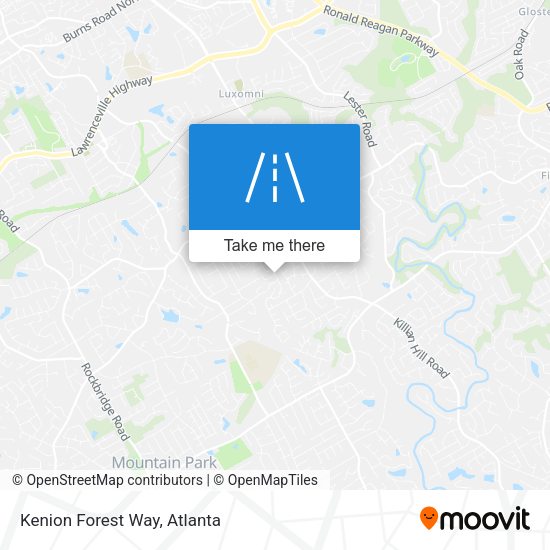 Mapa de Kenion Forest Way