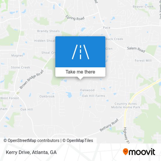 Mapa de Kerry Drive