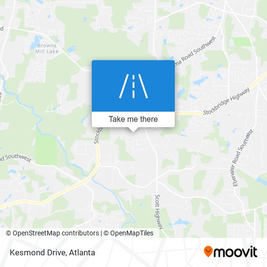 Kesmond Drive map