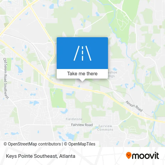 Keys Pointe Southeast map