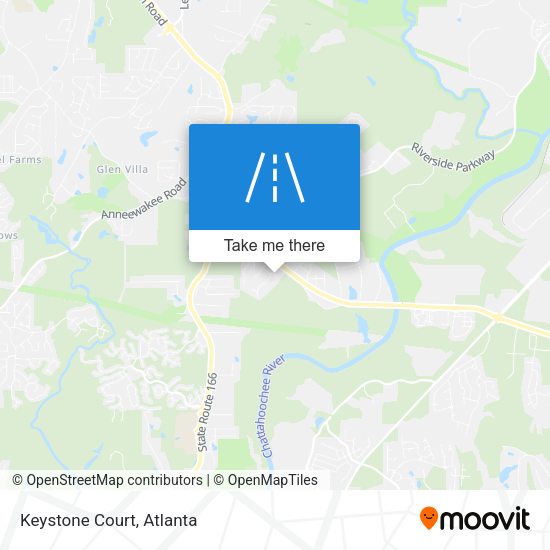 Mapa de Keystone Court