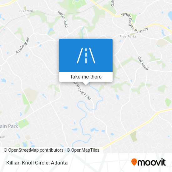 Killian Knoll Circle map