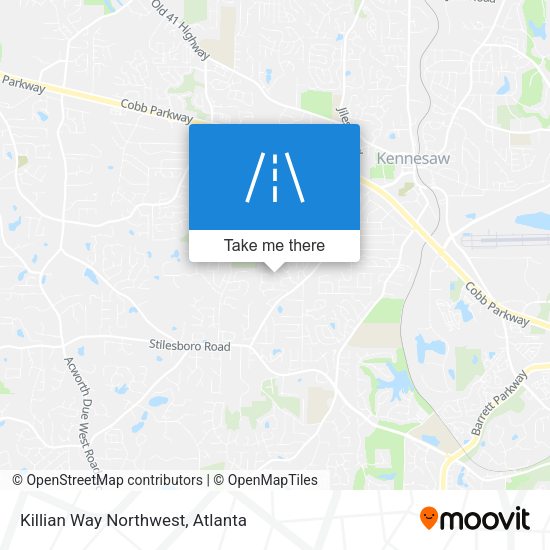 Mapa de Killian Way Northwest