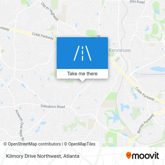 Kilmory Drive Northwest map