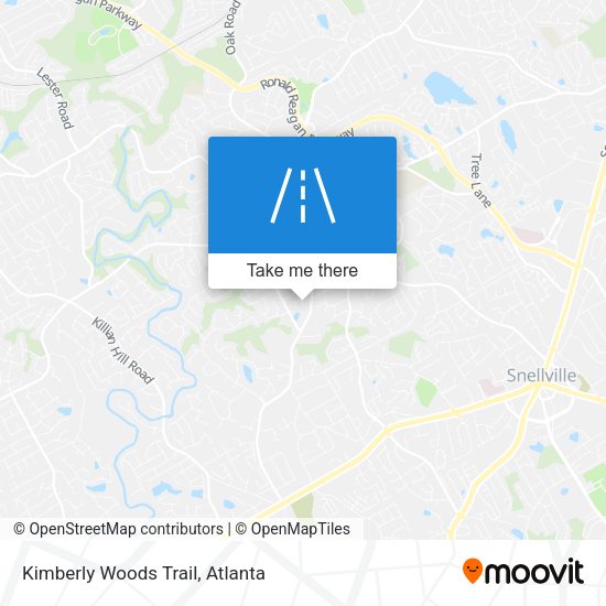 Kimberly Woods Trail map