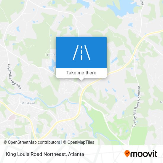 Mapa de King Louis Road Northeast