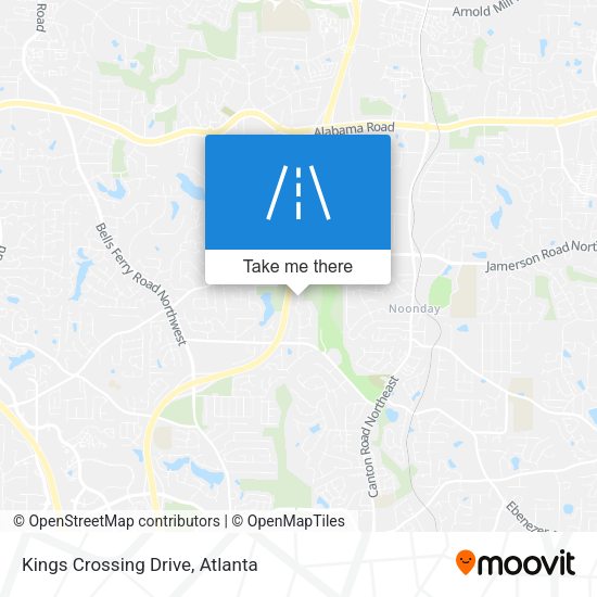 Kings Crossing Drive map